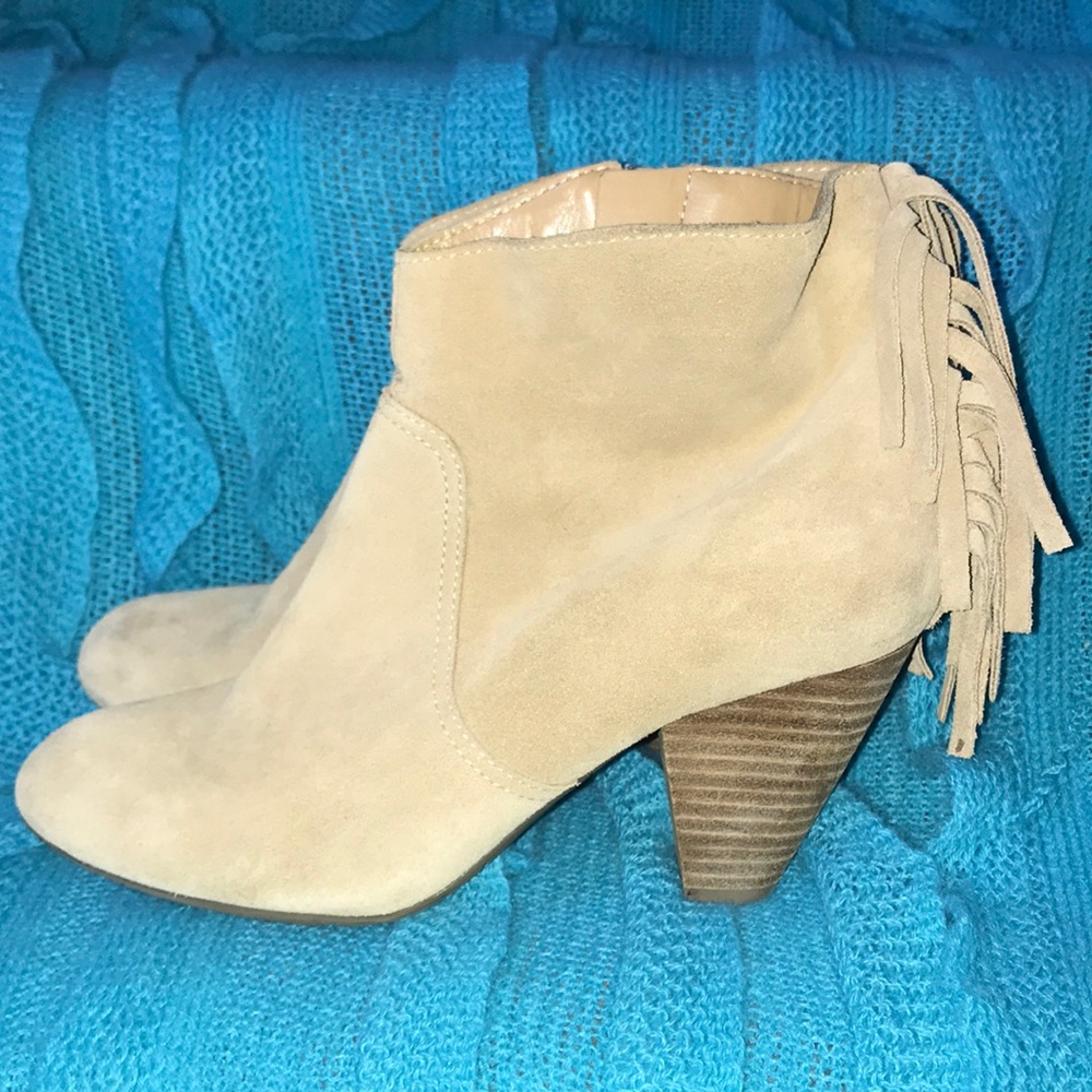 🥾 Jessica Simpson Fringe Ankle Boots FF23